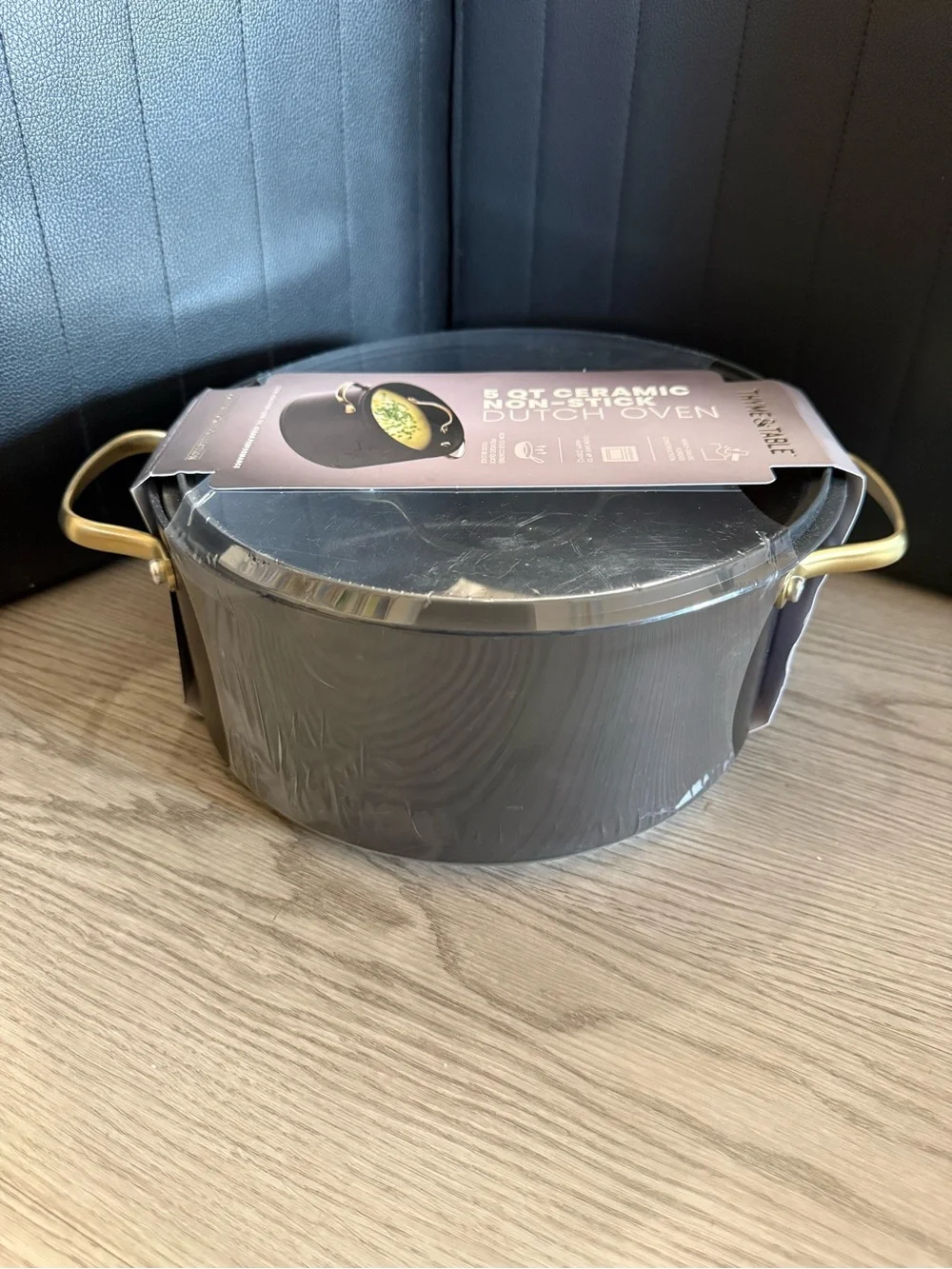 Brand New Thyme & Table 5-quart ceramic non-stick Dutch oven